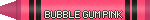 craz bubble gum pink